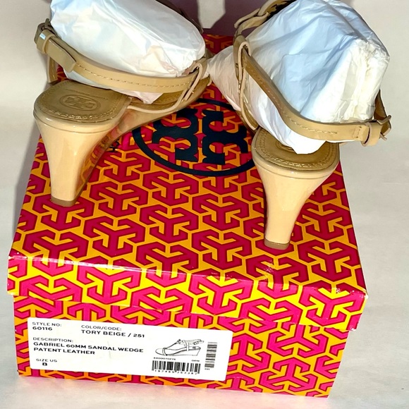 Tory Burch Miller T-Strap Sandal Wedge - Picture 4 of 5